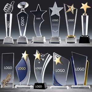 Vente directe par le fabricant de divers trophées de cristal personnalisés, trophées de sport en cristal vierge - Product Image 4