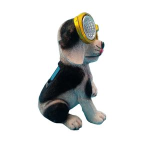 Grosir Lampu Surya Luar Ruangan Resin Kreatif Taman Anjing Ornamen Anak Anjing Tampan Lampu Surya Dekorasi Rumah - Product Image 4