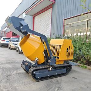 Truk kecil pengaduk beton Self-loading bertenaga bensin, kapasitas 300L, sangat Mobile, penting untuk konstruksi. - Product Image 3