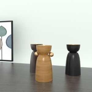 Best sell ultimo design all'ingrosso Eid Ramadan gifts new wood incensiere <span class=keywords><strong>old</strong></span> style bruciatore di incenso e oud Mubkhar - Product Image 4