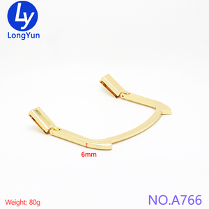 Nuova Moda Design Personalizzato Alta Qualità Ottimo Materiale Maniglia per Borsa in Lega di Zinco e Pelle <span class=keywords><strong>Accessori</strong></span> Hardware per Borse da Donna di Marca - Product Image 4