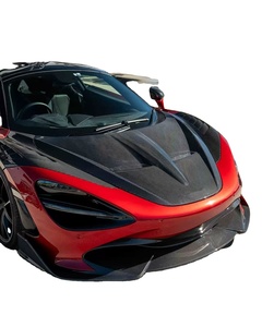 ฝากระโปรงคาร์บอนไฟเบอร์สำหรับ McLaren 720s รุ่น CT-style พร้อมแผ่นกันกระแทกฝากระโปรง - Product Image 1