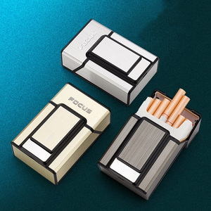 Encendedor Digital USB Recargable de Alta Calidad <span class=keywords><strong>con</strong></span> Estuche para Cigarrillos, Bobina de Calentamiento Portátil, Venta al por Mayor - Product Image 4