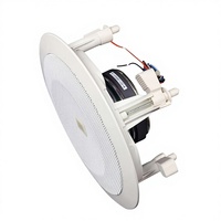 Haut-parleur de plafond JBN CSS8006BM 8124 8128 8138 avec woofer de 6,5 pouces, construction en aluminium/métal pour musique d'ambiance et sonorisation publique