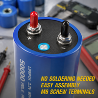 Sel Baterai LiFePO4 3.2V 50Ah 60145 Grade A 2000+ Siklus Terminal Sekrup untuk Sistem Penyimpanan Energi Surya Paket Baterai DIY
