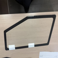 Vidrio Templado Serigrafiado con Forma, Tamaño y Curvatura Personalizados para Ventanas Laterales de Autobuses y Autocares