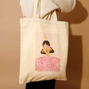 Promotional Personalized Reusable Cotton <b>Canvas</b> <b>Tote</b> Bags with Zipper Closure and Shoulder Handle Custom Printed Logo - Product Image 3