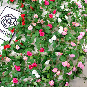 Cespugli di Rose artificiali all'ingrosso per la decorazione della parete di nozze di tocco reale, piante di Rose sospese realistiche per la decorazione della casa di nozze - Product Image 6