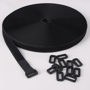 Tùy chỉnh một Bên Móc vòng lặp đôi không thấm nước khóa dây đai-naooed nylon màu đen có thể tháo rời cho văn phòng nhà kho lưu trữ - Product Image 1