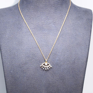 2025ใหม่ลดกระหน่ำสร้อยคอทองเหลืองเซอร์คอนปรับแต่งได้พร้อมส่ง - Product Image 6