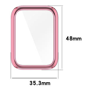 Forwelleny - Nueva Funda Protectora de TPU con Revestimiento, Protector de Pantalla de Vidrio Templado de Cobertura Total para Xiaomi <span class=keywords><strong>Band</strong></span> 8Pro 9Pro - Product Image 5