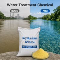 Poudre de chlorure de polyaluminium (PAC) 28% pour l'élimination des turbidités élevées