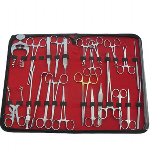 Ensemble d'instruments chirurgicaux majeurs en acier inoxydable, manuels, réutilisables, certifiés CE - Product Image 1