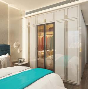 Handmade Custom Solid Wood Modern <b>Sideboard</b> Foldable Walk-In Wardrobe <b>Storage</b> Shelves Organizer Set Eco-Friendly Home Furniture - Product Image 1