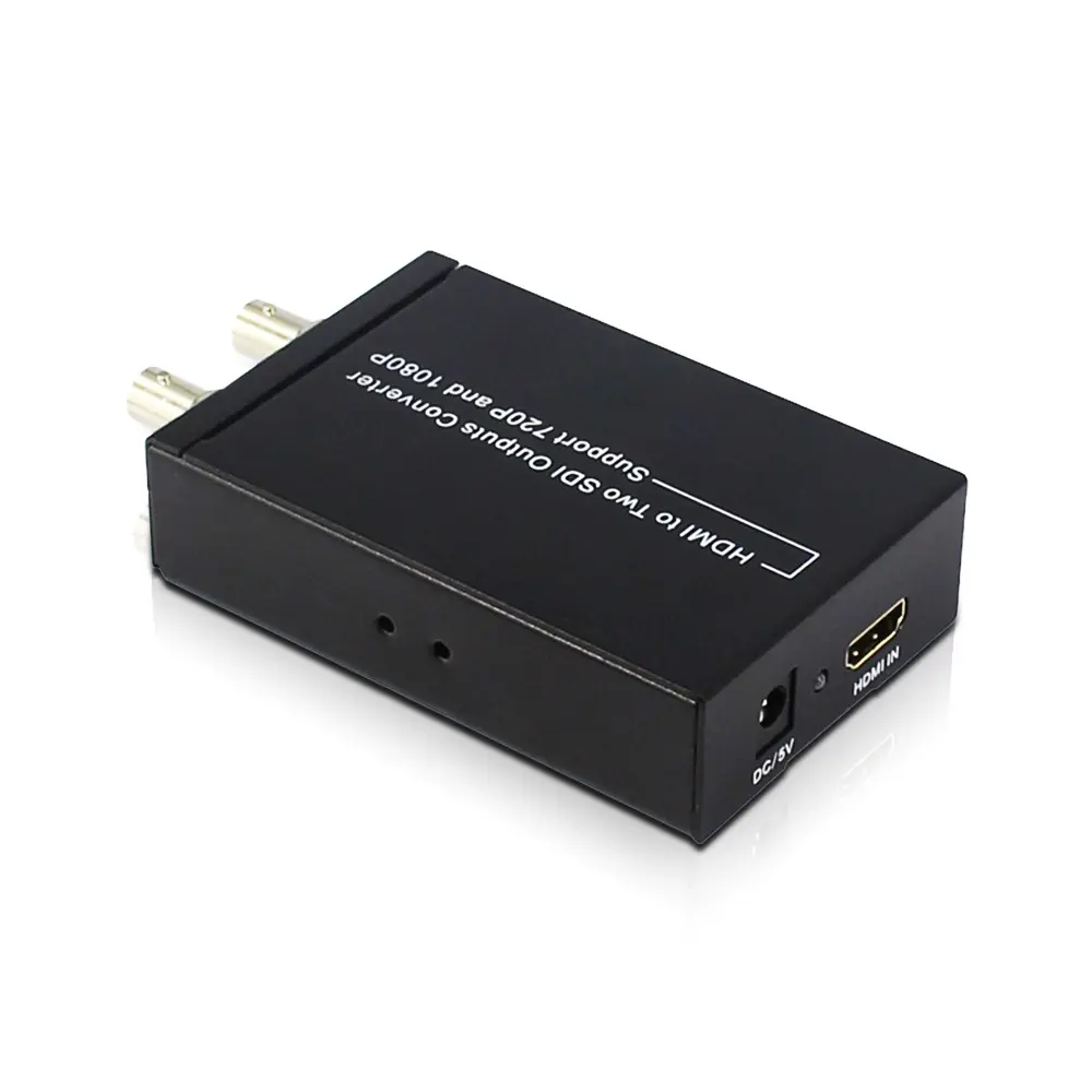 HDMI к SDI с адаптером питания Mini 3G HD SD-SDI видео микро-конвертер с USB-переключателем HDMI для SDI