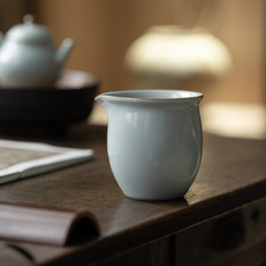 Guanlan Ru Kiln Ceramic Fair Cup Porcelain Round Without Lid For Kung Fu <b>Tea</b> <b>Sets</b> - Product Image 1