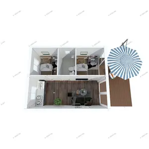 Storage Containers Prefab Homes Foldable Tiny House Tent Affordable Metal Best Modular Modern Flat Pack Container Hotel CN;SHN