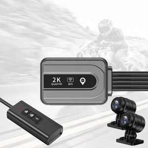 2K xe máy <span class=keywords><strong>Dash</strong></span> máy ảnh không có màn hình an toàn lái xe IP67 ống kính kép ghi vòng lặp wifi xe máy Dashcam - Product Image 1