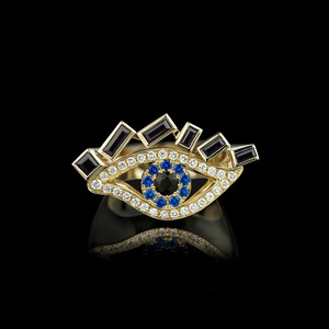 Anello dal Design a Occhio, Anello Creativo da Dito per Donne - Product Image 5