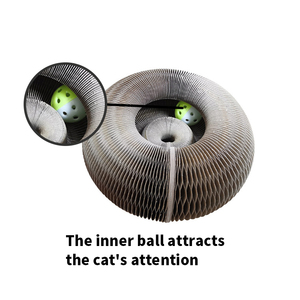 <span class=keywords><strong>Rascador</strong></span> para Gatos Mágico, Plegable, con Campana, Juguete Interactivo para Gatos - Product Image 4