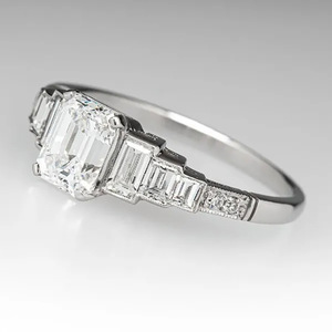 Anello quadrato con zirconi per anniversario, elegante gioiello da donna, accessorio regalo, anello classico - Product Image 3