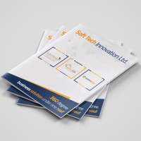 Brochure de prospectus de catalogue imprimée sur mesure avec stratification de papier couché et de film-Service d'impression personnalisé professionnel