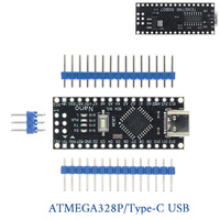Contrôleur Nano 3.0 avec l'ancien chargeur de démarrage Mini Type-C Micro USB Compatible Nano CH340 Driver 16Mhz ATMEGA328P