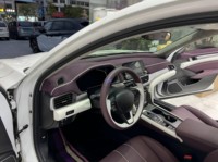 Kit de rénovation intérieure de luxe violet et blanc pour Honda Accord / Inspire, garniture de tableau de bord en daim, housse de siège en cuir, garniture de panneau de porte