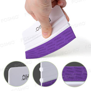 Foshio Double couche bord Wrap feutre voiture vinyle Wrap outils raclette avec feutre <span class=keywords><strong>Kit</strong></span> - Product Image 3