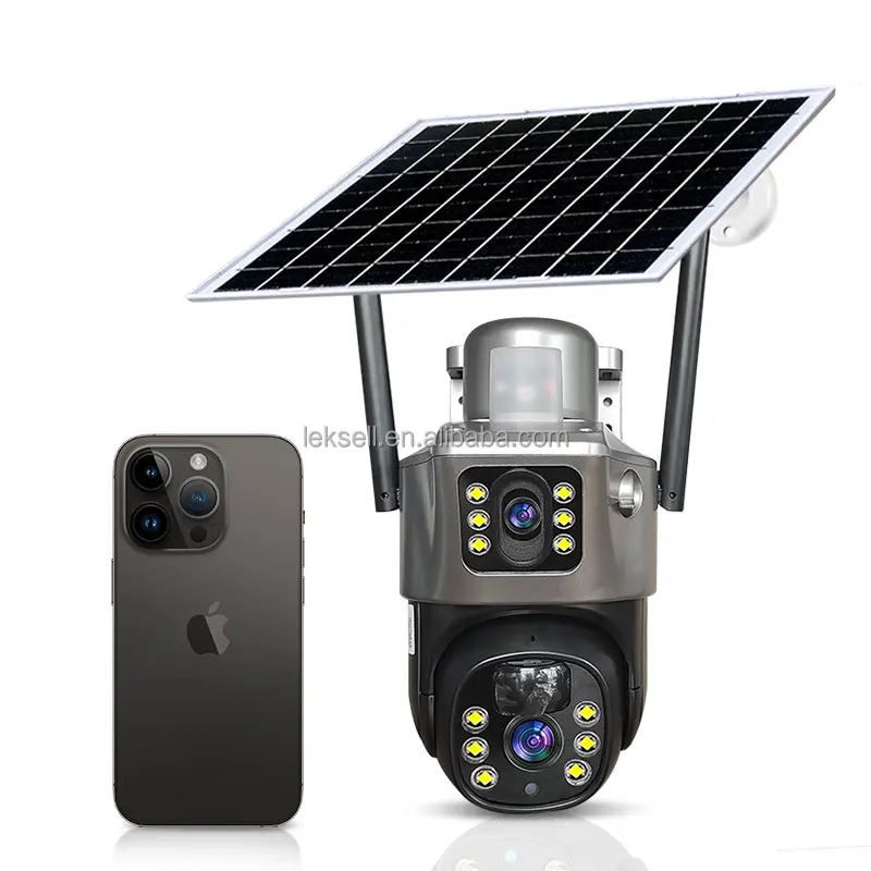 4G senza fili macchina fotografica di energia solare 4G sim Card Slot CCTV sicurezza IP fotocamera supporto esterno scheda di memoria 128