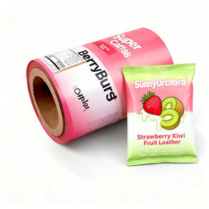 Réglisse Bonbons Crevettes Chips Sachet Film <span class=keywords><strong>Rouleau</strong></span> En Plastique Laminé Feuille D'aluminium Emballage Alimentaire <span class=keywords><strong>Rouleau</strong></span> Film - Product Image 1