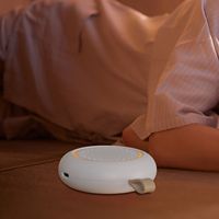 Machine à bruit blanc portable avec 24 sons apaisants, étanche IPX6, rechargeable par type-C, avec veilleuse pour le sommeil des bébés