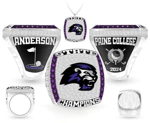 Personalized Customized Championship <b>Ring</b> Men's Baseball Football Softball Sports <b>Ring</b> Platinum/Rose Gold Plated <b>Crystal</b> - Product Image 3