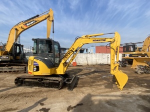 Mini-excavatrice Komatsu PC55 d'occasion, 5,5 tonnes, composants d'origine avec moteur, boîte de vitesses, pompe et rapports, à vendre à prix réduit - Product Image 4