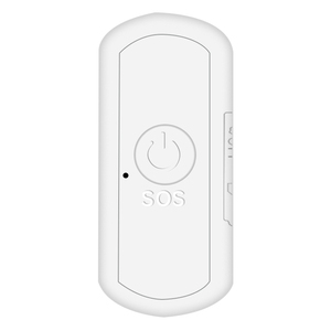 Mini traceur GPS avec bouton SOS pour enfants, corps en plastique, couleur blanche, localisateur de positionnement GPS - Product Image 2