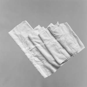 Trapos de Limpieza Blancos, 100% Algodón, Súper Absorbentes, para Limpieza Industrial y de Talleres - Product Image 1