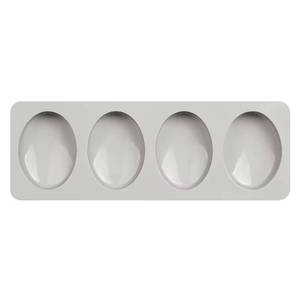 4-cavity <b>silicone</b> soap mold can be customized oval-shaped soaps, suitable for home bathroom DIY crafts and candle making - Product Image 5