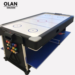 <span class=keywords><strong>Table</strong></span> de Jeu Multifonctionnelle 4-en-1 <span class=keywords><strong>Convertible</strong></span> et Écologique 7ft, <span class=keywords><strong>Table</strong></span> de Billard Légère pour <span class=keywords><strong>Snooker</strong></span>, Repas, Hockey, Utilisation Familiale - Product Image 3