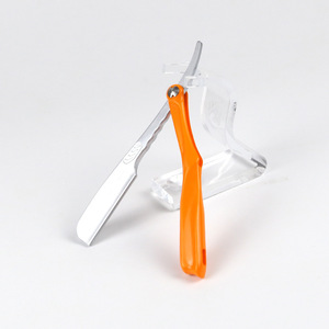 Old-fashioned <b>razor</b> for barbershops, manual <b>razor</b> for <b>men</b>, hairdressing and shaving <b>razor</b> holder, hair salon shaving blades - Product Image 1