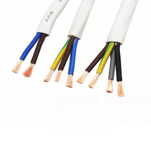 High quality specification 6mm 3 core 5 core pvc flexible cable