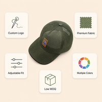 Gorras Deportivas Personalizadas OEM de Alta Calidad, Gorras Trucker de Espuma de 5 Paneles, Gorras Unisex Ajustables de Malla Transpirable para Deportes Casuales de Verano al Aire Libre