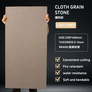 <span class=keywords><strong>Meisa</strong></span> Fábrica Personalizada Nueva Piedra Suave 3D Panel de Pared Línea de Piedra Flexible Uso Interior Residencial y Comercial - Product Image 5