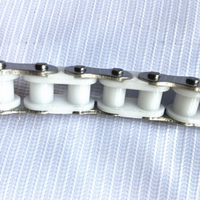 Chaîne à rouleaux en plastique ANSI35 au prix d'usine/chaîne de transmission/chaîne de convoyeur avec attache K1 K2