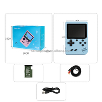 Konsol Game Genggam Mini 2.4'' 3.0 Inch Layar 8-Bit Retro Portabel dengan 500 Game Bawaan, Pemutar Game Klasik Genggam Android PC