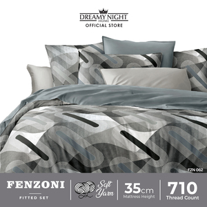 Fenzoni ชุดผ้าปูเตียงควีนไซส์แบบนุ่ม710TC ไมโครไฟเบอร์35ซม. กระเป๋าทรงลึกเกรดหมอนโรงแรมแบบไม่ใช้แล้วทิ้ง - Product Image 5