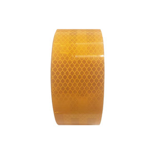 PET Metalized 5cm <strong>Conspicuous</strong> Tape Yellow Red White Conspicuity <strong>Reflective</strong> Tape for Vehicles - Product Image 5