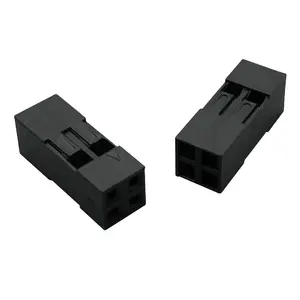 Dupont 2.54mm TJC8-2.54 double row black rubber shell connector connectors