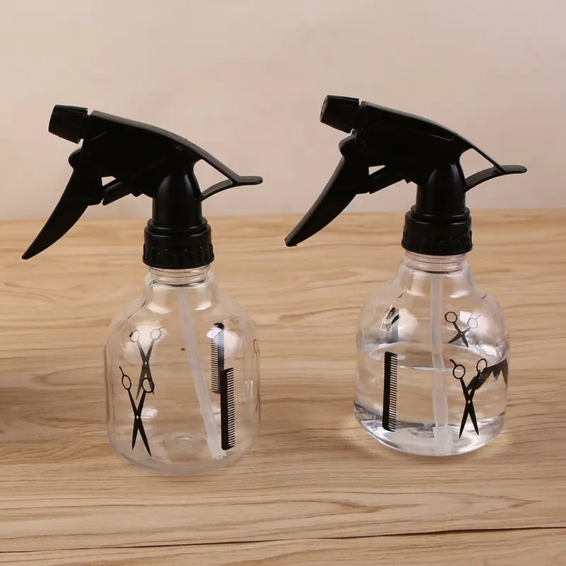 250ML Reusable Trigger Hair Salon Bottle Hair Spray Water Bottle For Barber