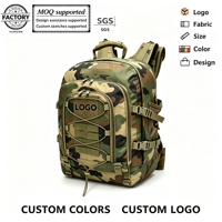 Sac à dos tactique 35L en polyester 600D avec système Molle, sac de voyage sportif d'extérieur, sac de randonnée durable, vente en gros OEM ODM faible MOQ