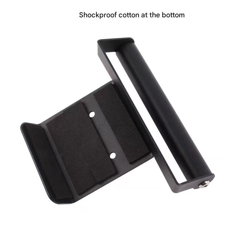 Support GPS/smartphone Pour CFMOTO 450MT 2024-2025 - Aluminium CNC, Noir, Fixation Guidon, Anti-vibrations
